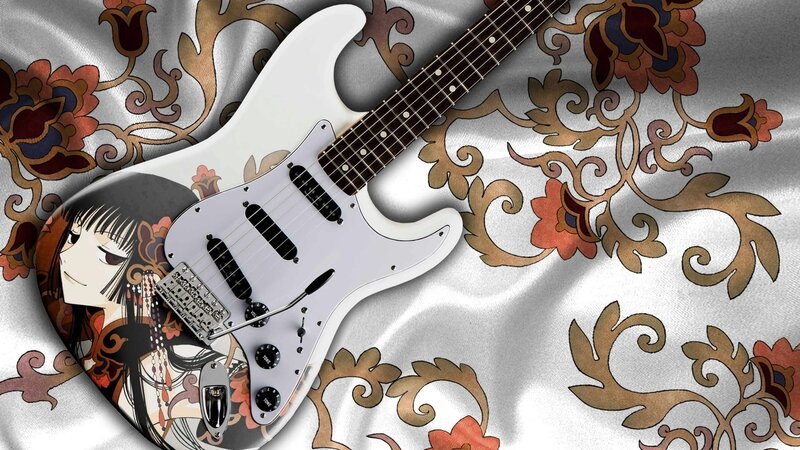 Anime Girl on Guitar