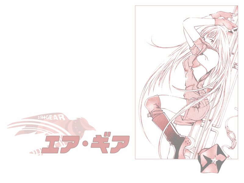 Anime Girl on Ladder — Pink, Dynamic