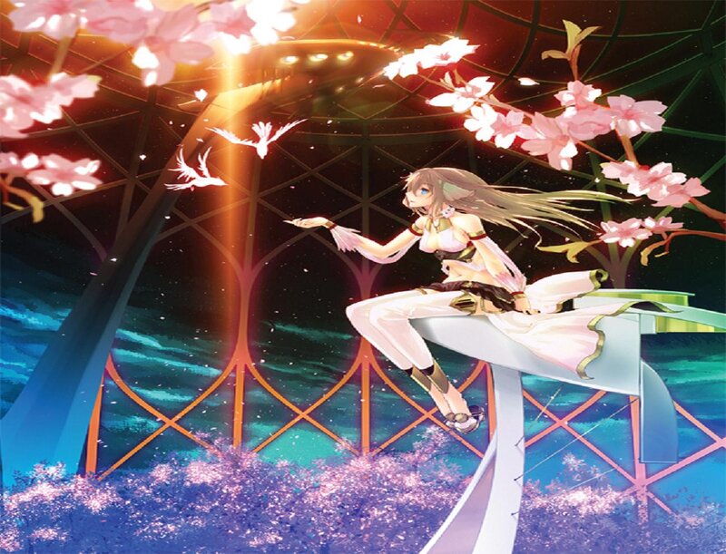 Anime Girl on Platform — Pink