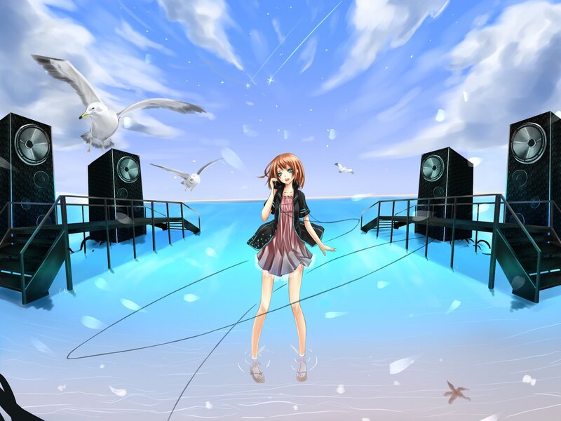 Anime Girl on Platform