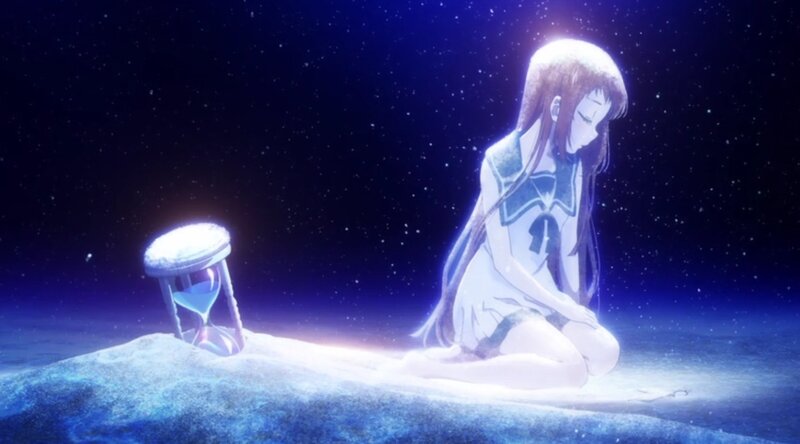 Anime Girl on Sand