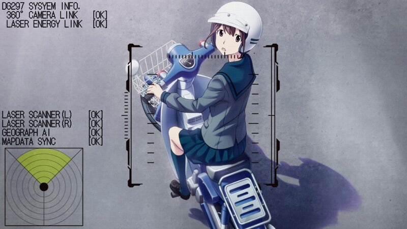 anime girl on scooter