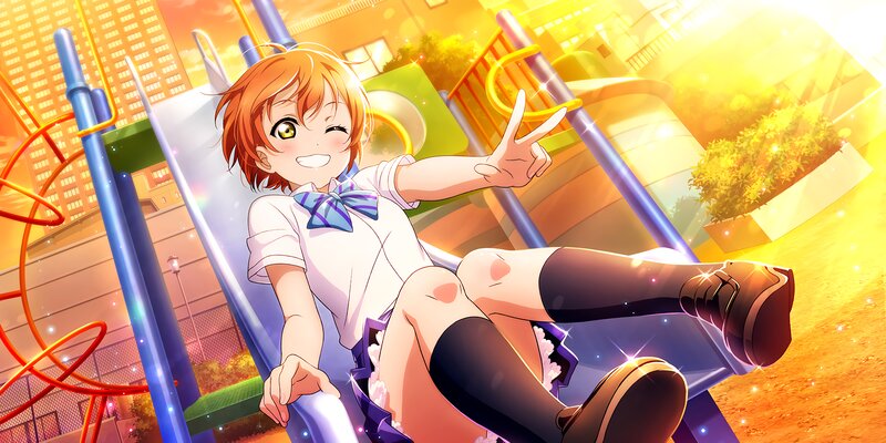 Anime Girl on Slide