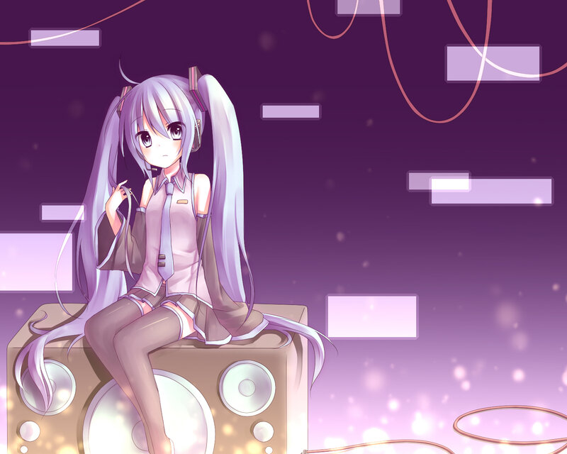 Anime Girl on Speaker