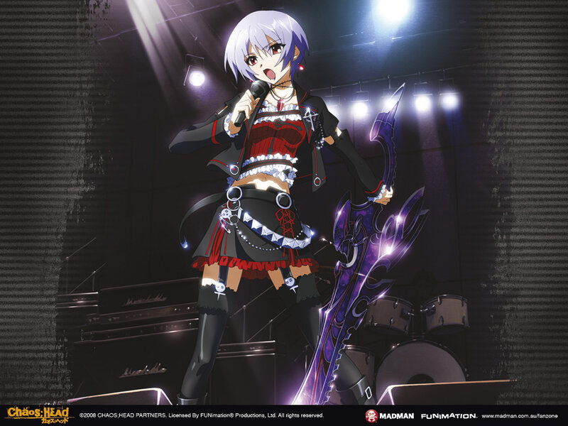Anime Girl on Stage — Black