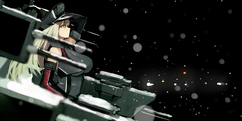 Anime Girl on Tank — Black