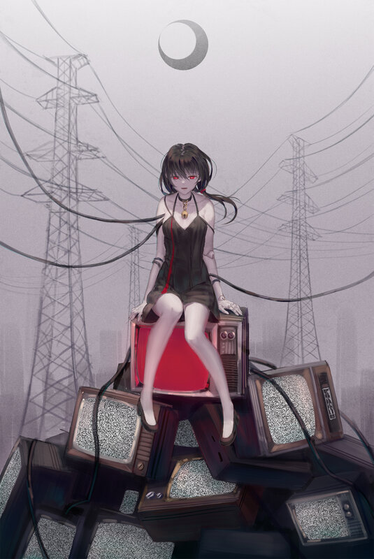Anime Girl on Televisions