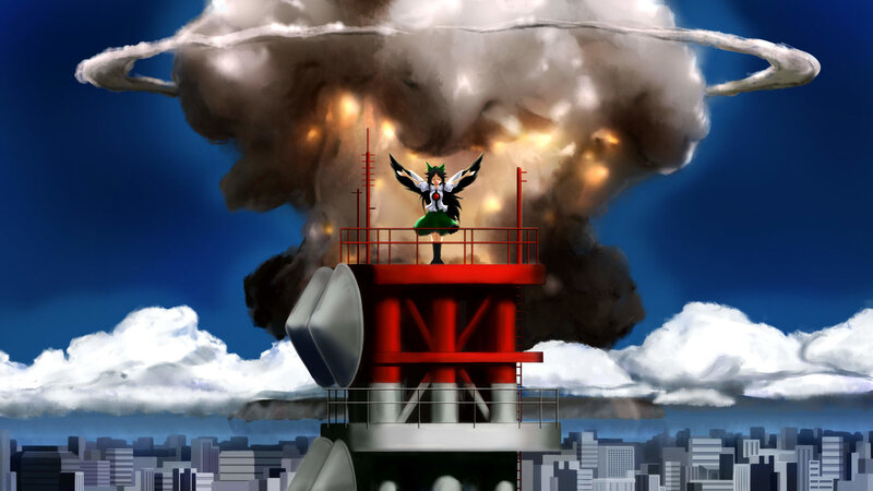 Anime Girl on Tower