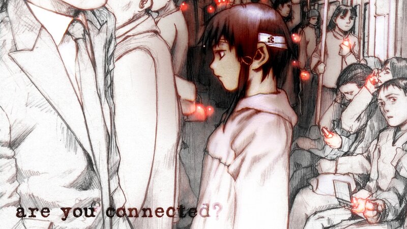 Anime Girl on Train — Black, Dramatic