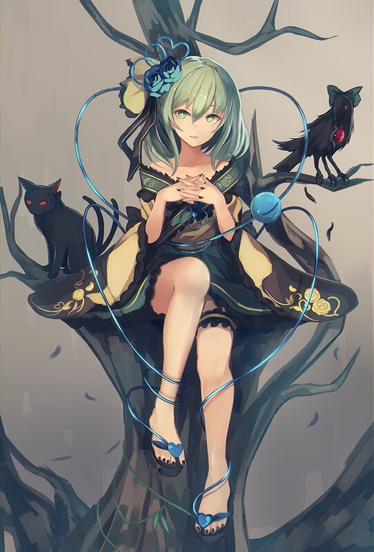 Anime Girl on Tree