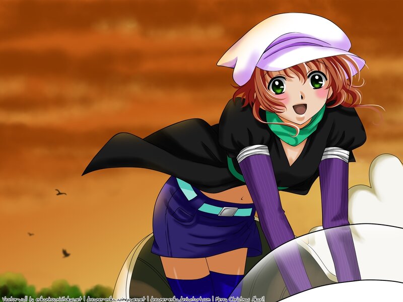 Anime Girl on Vehicle