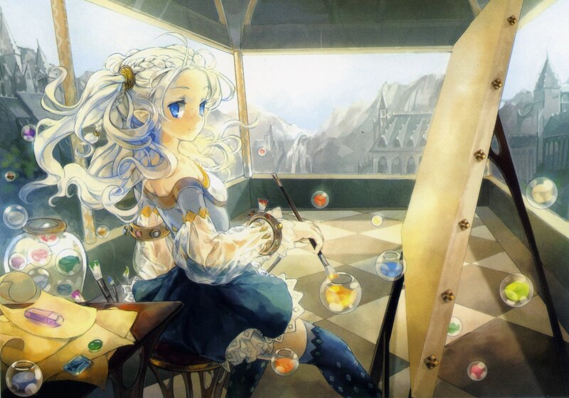 Anime Girl Painting