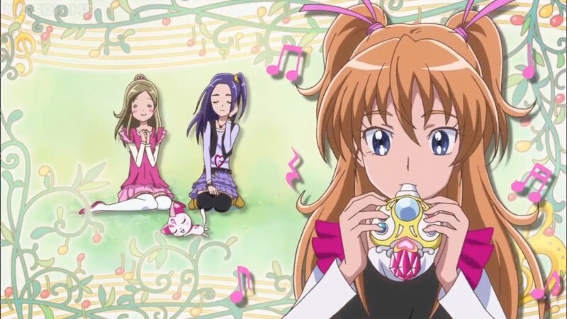 Anime Girl Playing Instrument