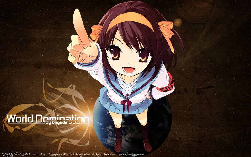 anime girl pointing at viewer