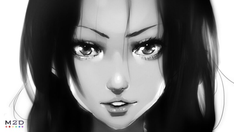 anime girl portrait