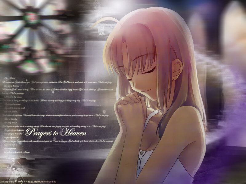 Anime Girl Praying