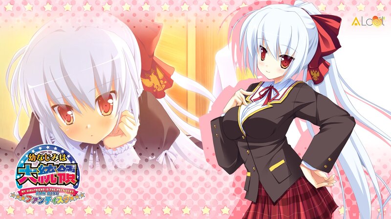 Anime girl president character art