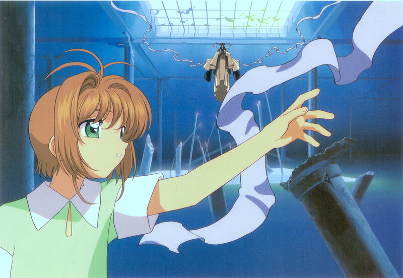 Anime girl reaching for a figure