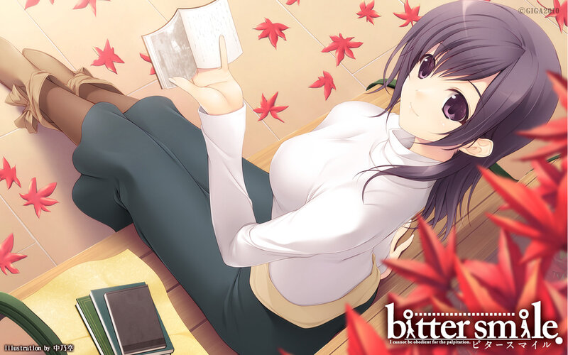anime girl reading book