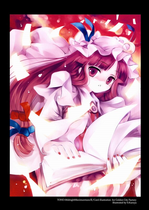 anime girl reading book