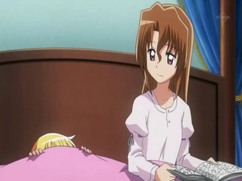 Anime Girl Reading Book — Brown, Calm