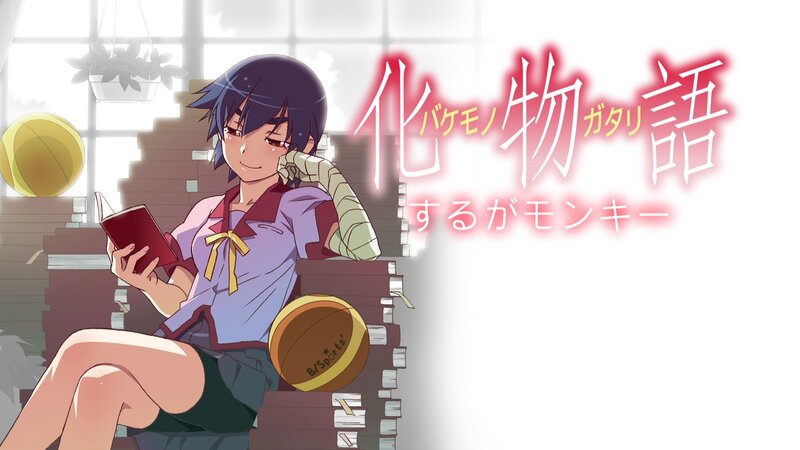 Anime Girl Reading Book — Purple, Calm, Morning