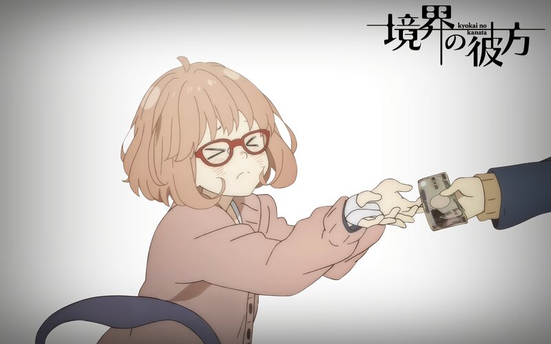 Anime Girl Receiving Money
