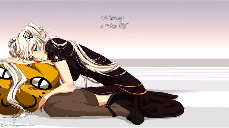 Anime Girl Resting