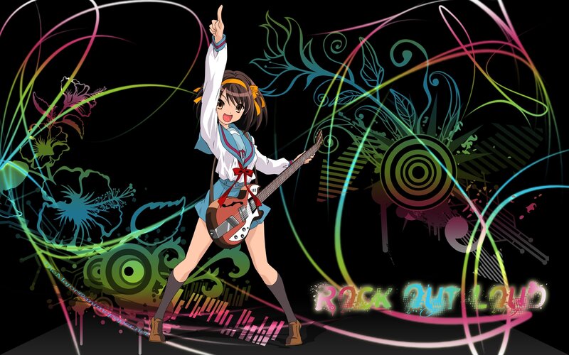 anime girl rock star