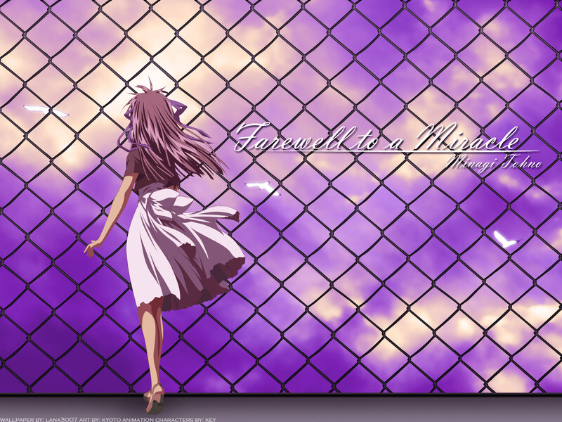 Anime Girl Running — Purple, Dramatic