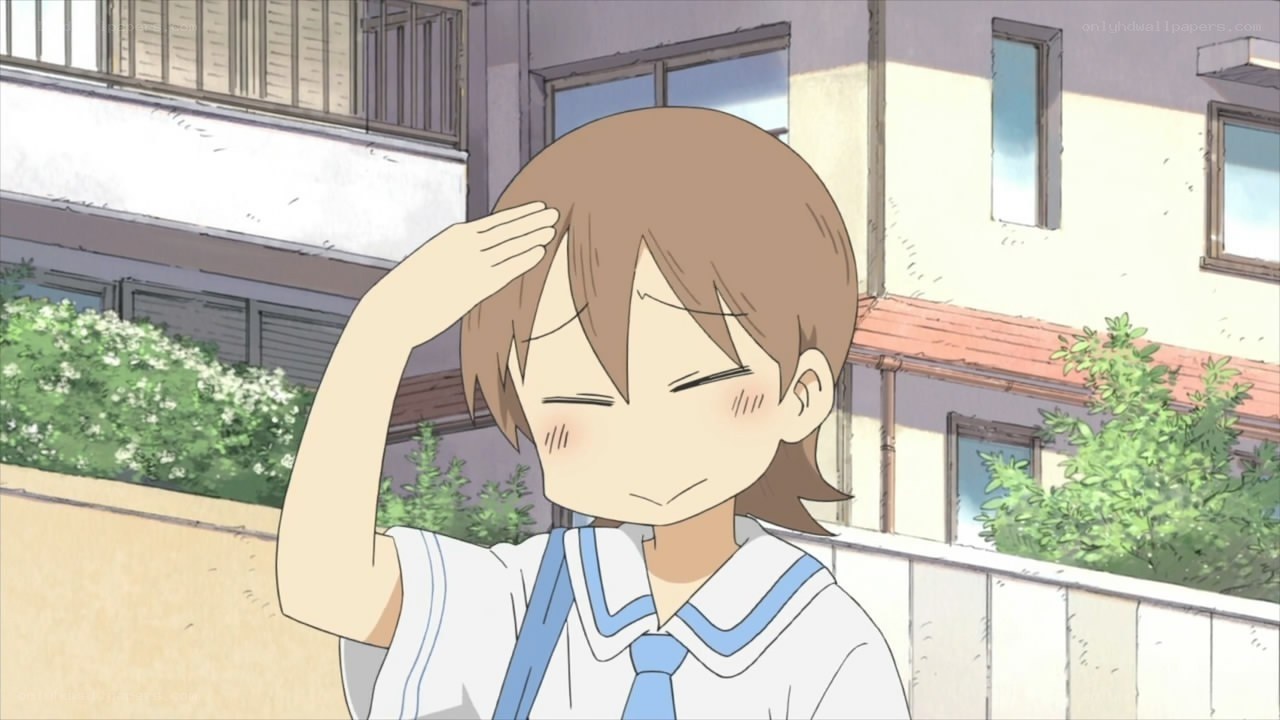 anime girl saluting