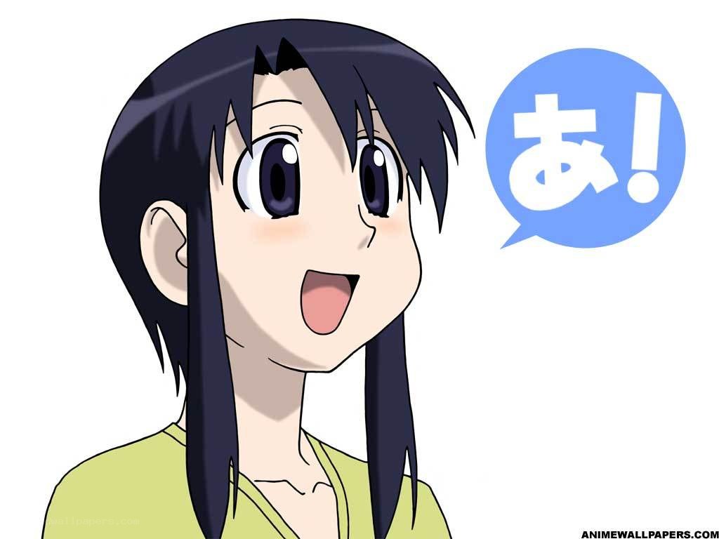 anime girl saying 'ah!'