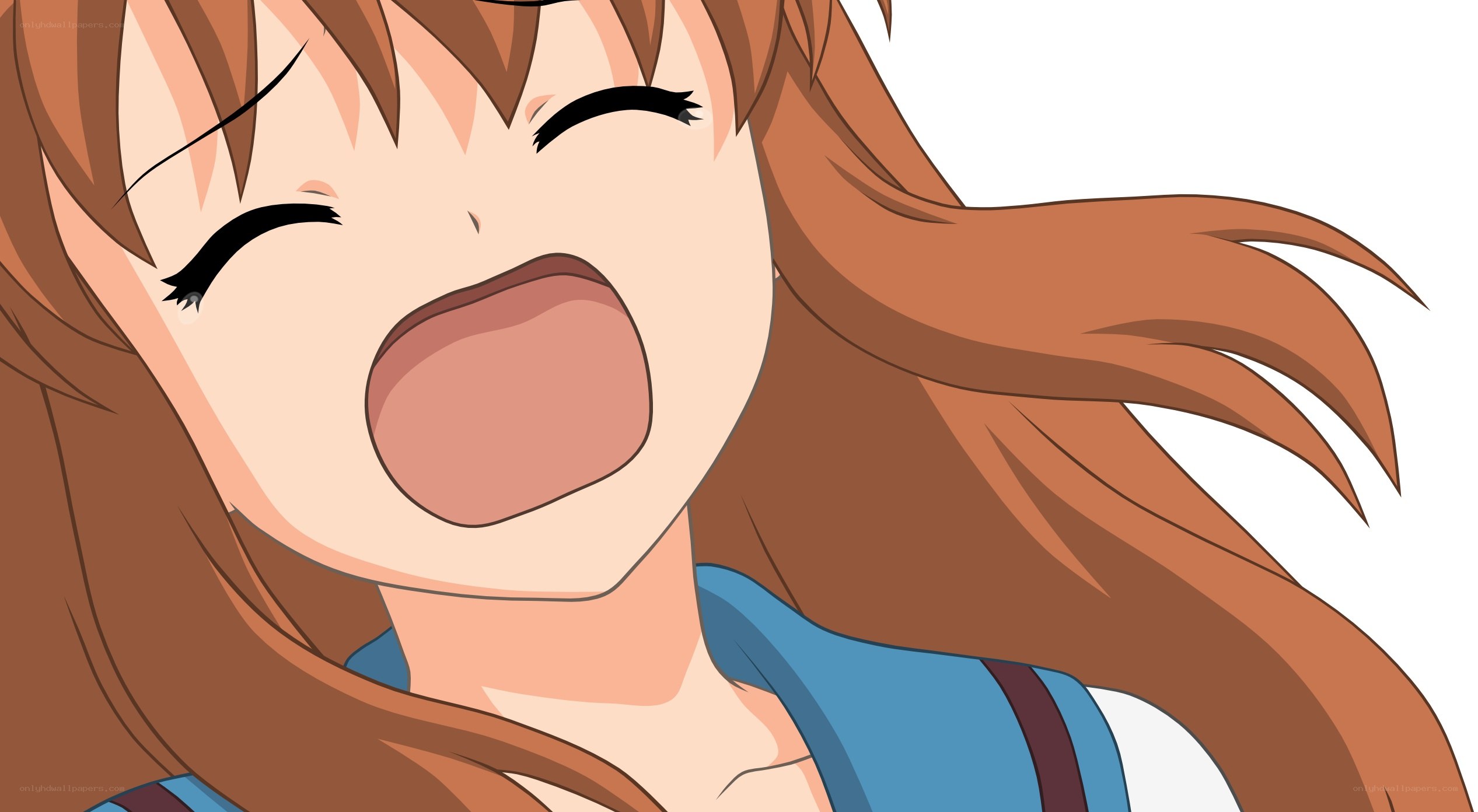 anime girl screaming