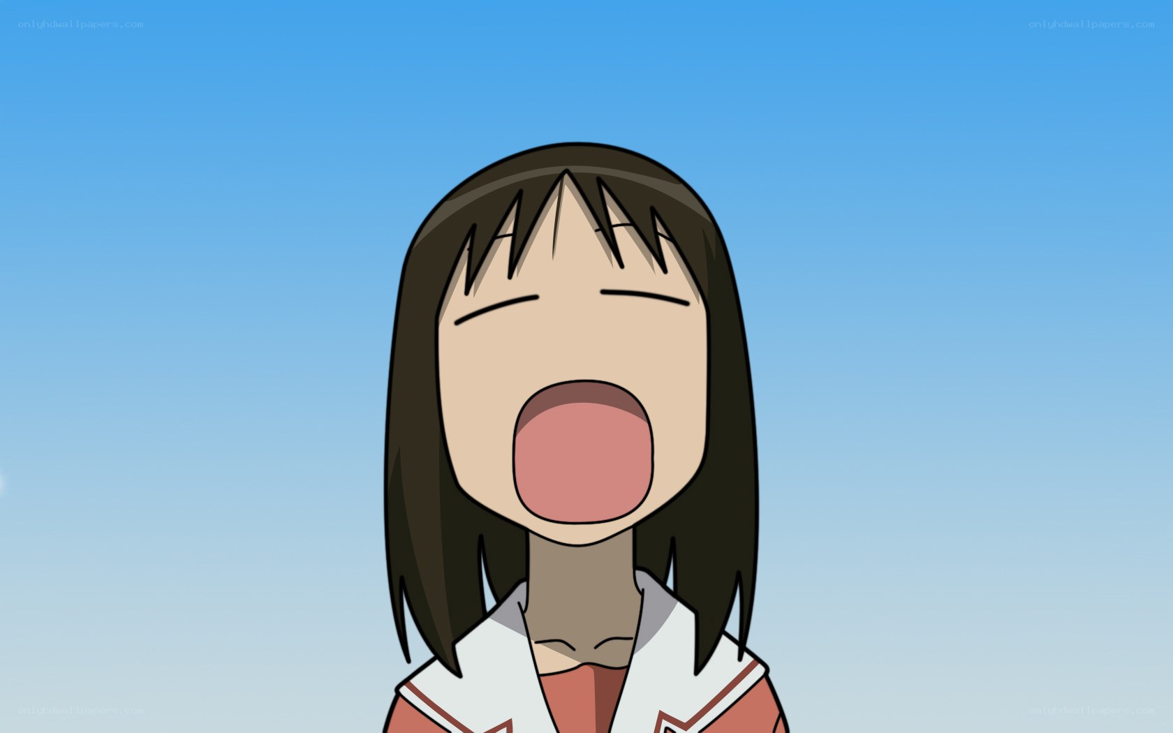 anime girl screaming
