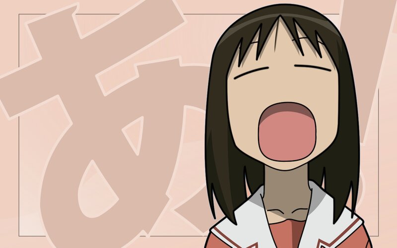 Anime Girl Screaming — Brown