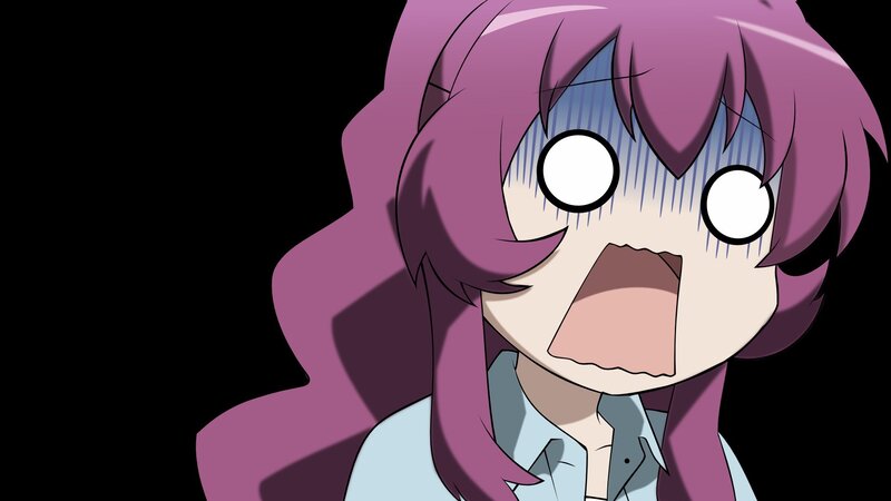 anime girl screaming in shock