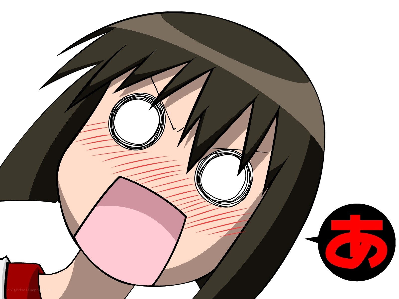 anime girl screaming
