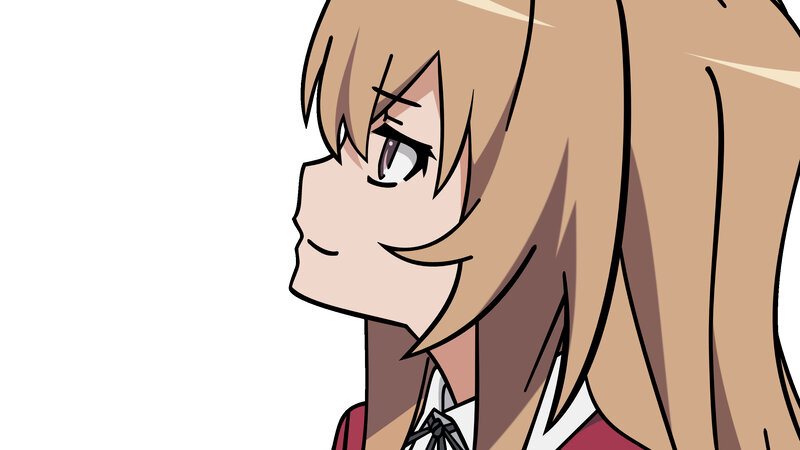 anime girl side profile