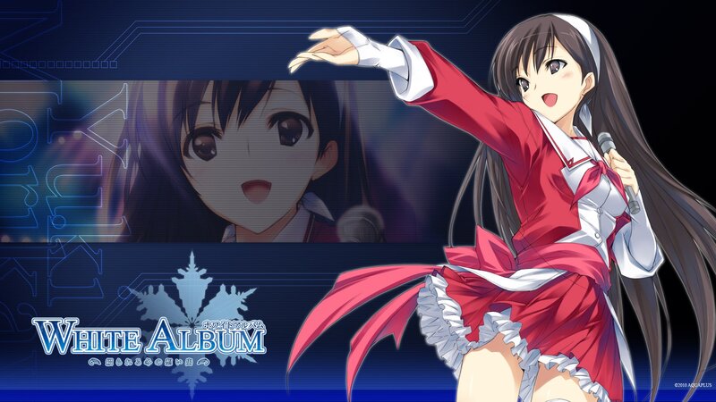 Anime Girl Singing — Blue, Energetic, Night, Microphone