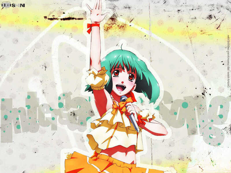 anime girl singing on stage