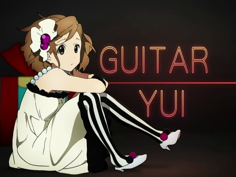 Anime Girl Sitting — Black, Dramatic, Night, Neon Sign