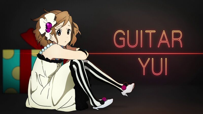 Anime Girl Sitting — Black, Dramatic