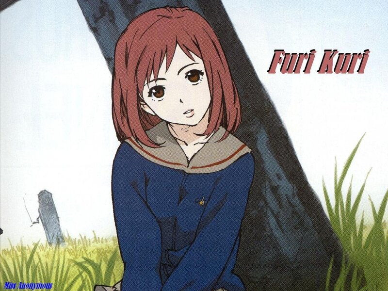 Anime Girl Sitting — Blue, Calm, Afternoon, Manga