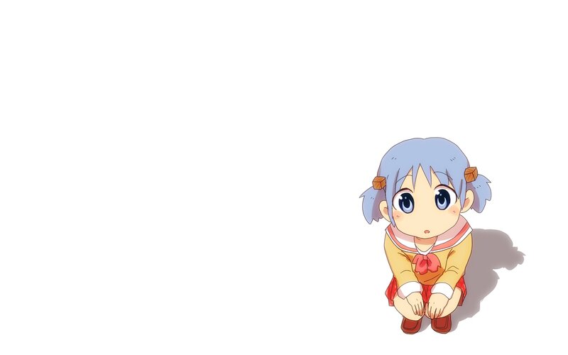 anime girl sitting on floor