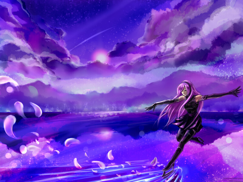 Anime Girl Skating