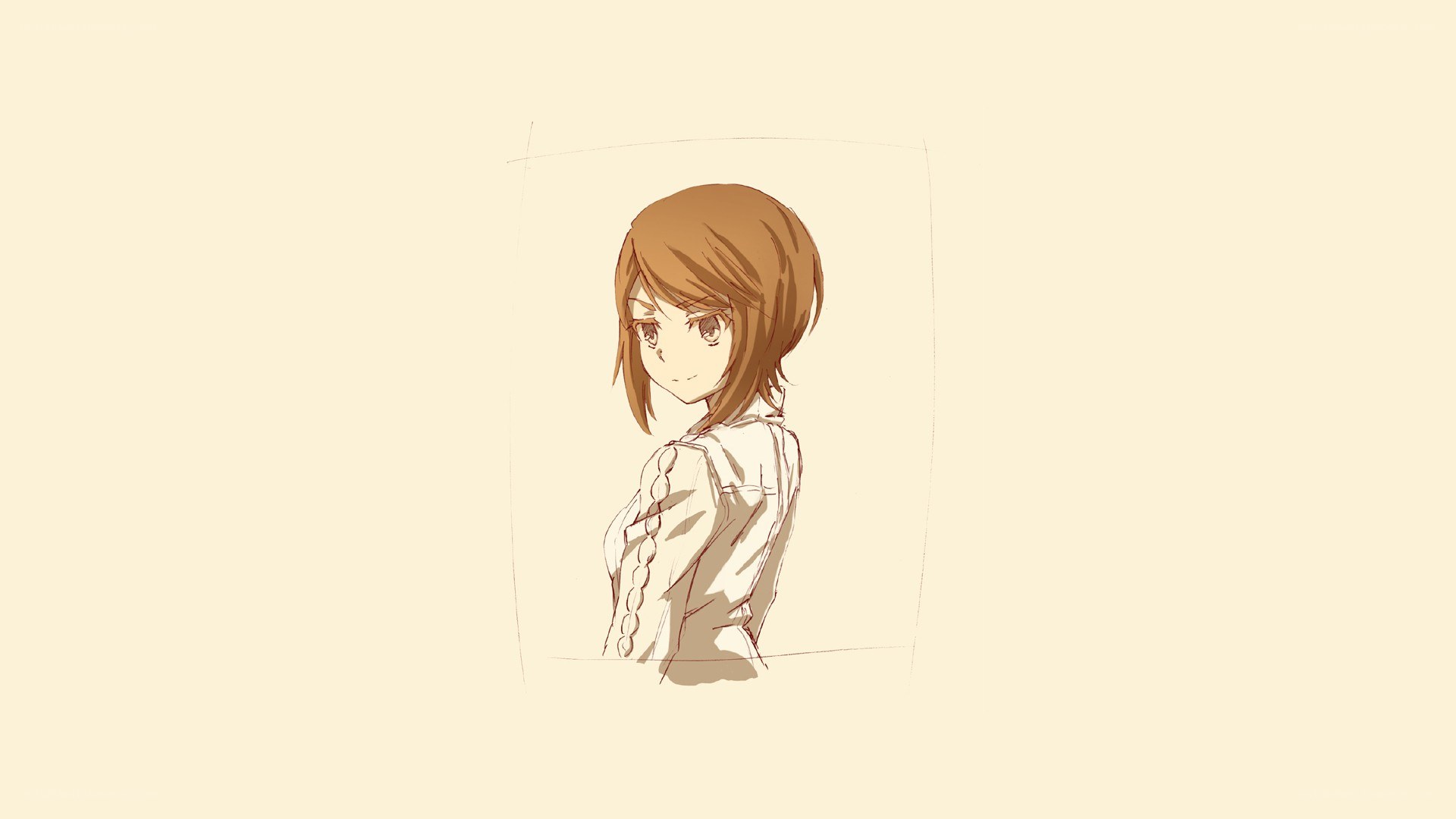 anime girl sketch