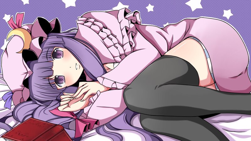 anime girl sleeping on bed