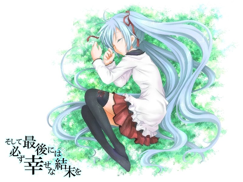 Anime girl sleeping peacefully