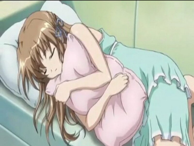 anime girl sleeping peacefully