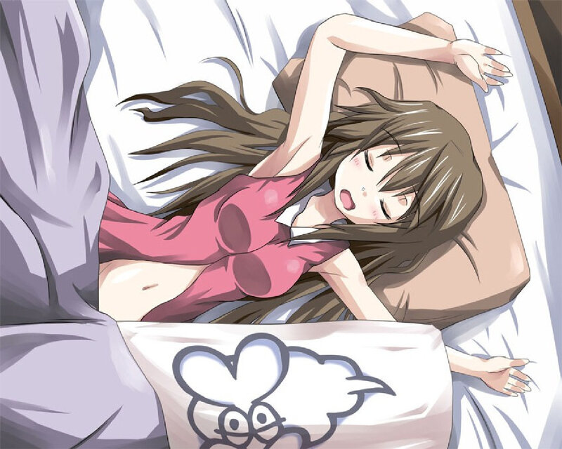 Anime Girl Sleeping — White, Peaceful